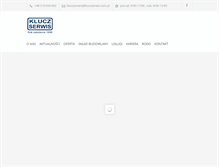 Tablet Screenshot of kluczserwis.com.pl